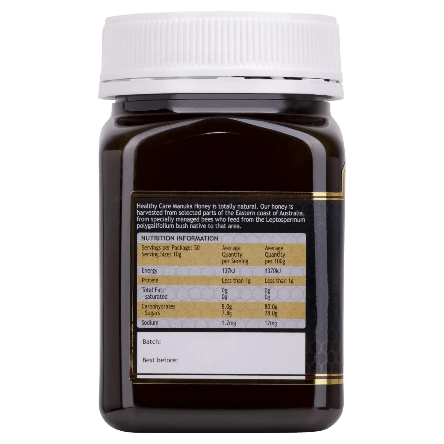 Оригинальное Австралийское средство для здорового здоровья Manuka Honey UMF20 + MGO400 500 г