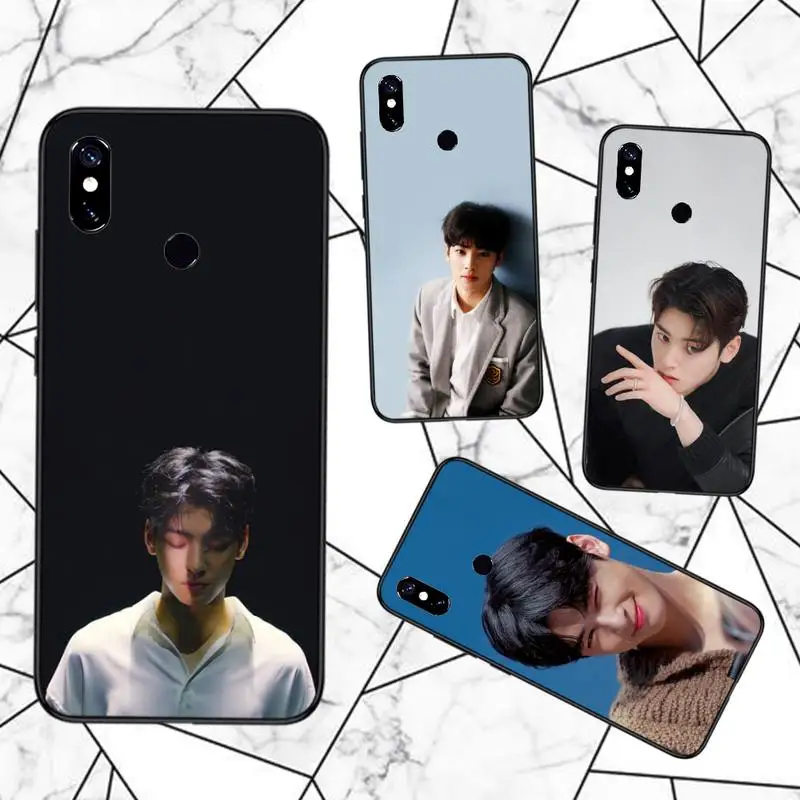

Cha Eun Woo Korean actors Phone Case For Xiaomi Redmi note 7 8 9 t max3 s 10 pro lite funda coque shell cover