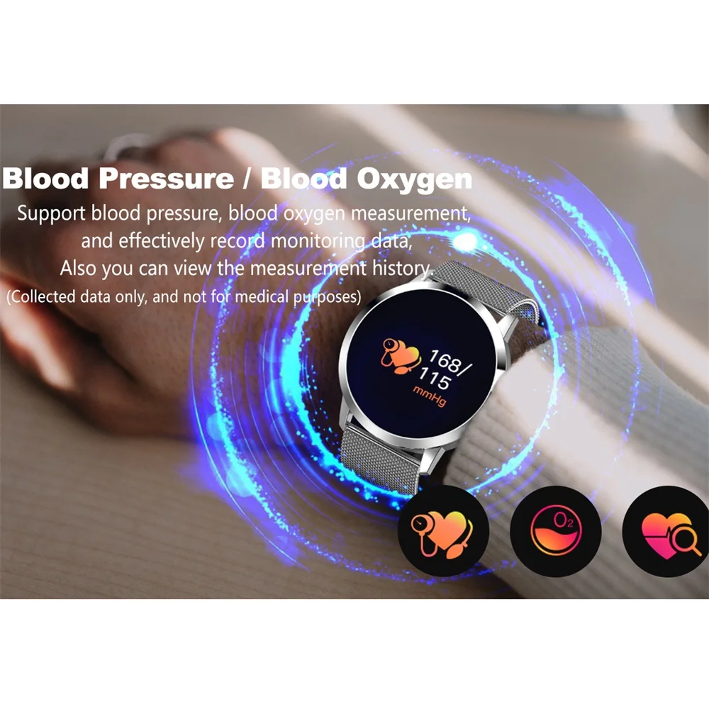 

Q8 Men Smart Watch Men Fitness Heart Rate Trackrt IP67 Waterproof Bracelet Monitor Sport Wristband For Android IOS