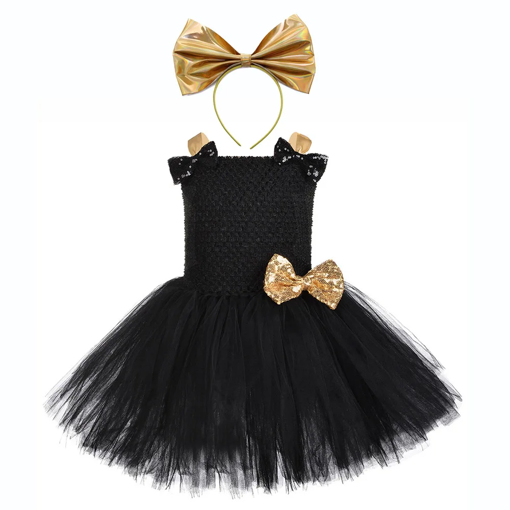 

Cute Girls Lol Suprise Dress Children Tulle Lace Halloween Lol Cosplay Tutu Dress Toddler Girl Christmas Dress with Bow Headband