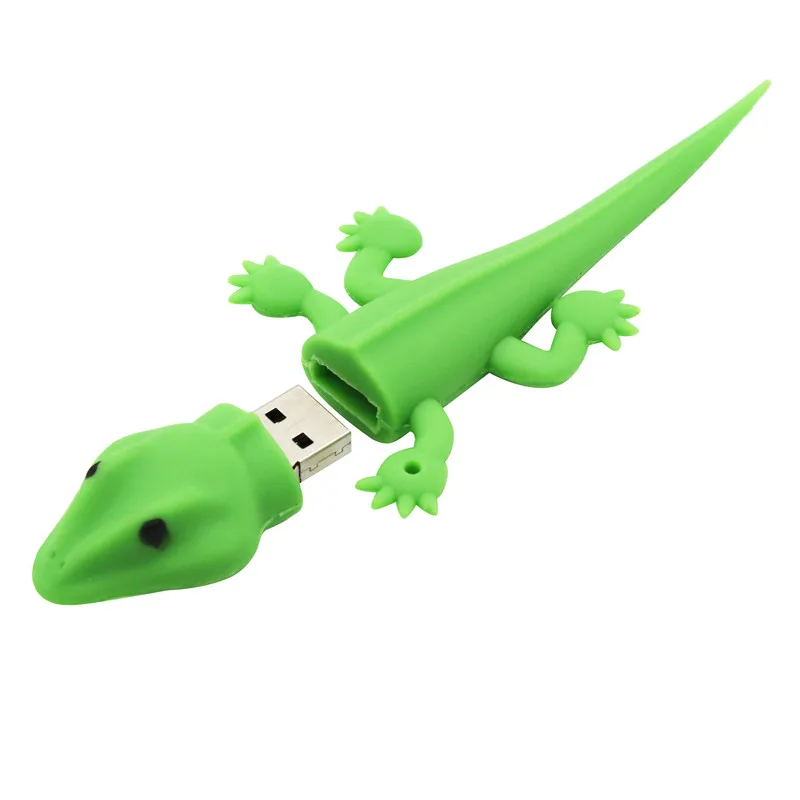

TEXT ME cartoon green lizard model usb2.0 4GB 8GB 16GB 32GB 64GB pen drive USB Flash Drive creative gifty Stick Pendrive