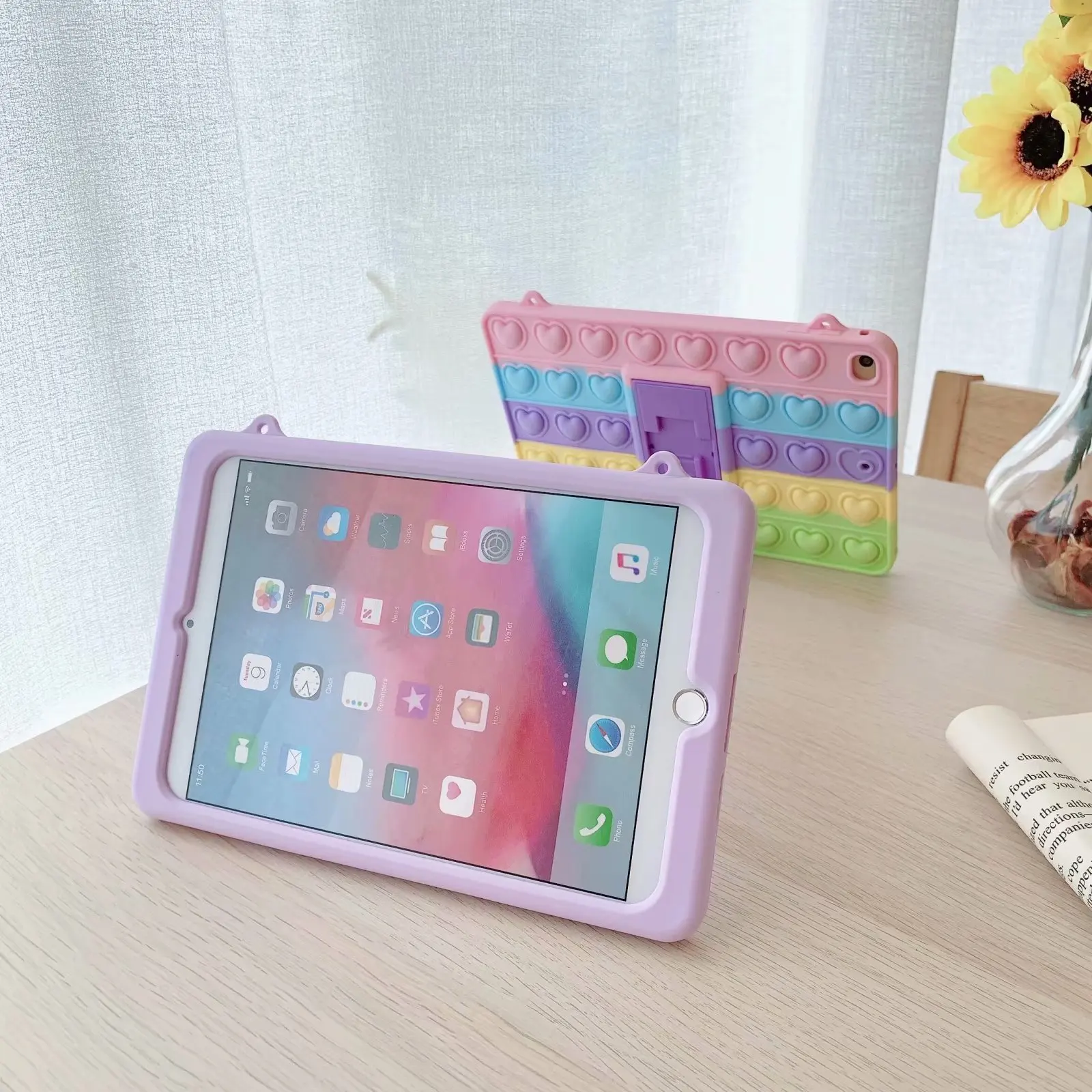 Силиконовый чехол для планшета iPad Pro 11 2020/9 7 2017/7 8 2018 дюйма air 10 2 Mini 3 4 5 | Компьютеры и