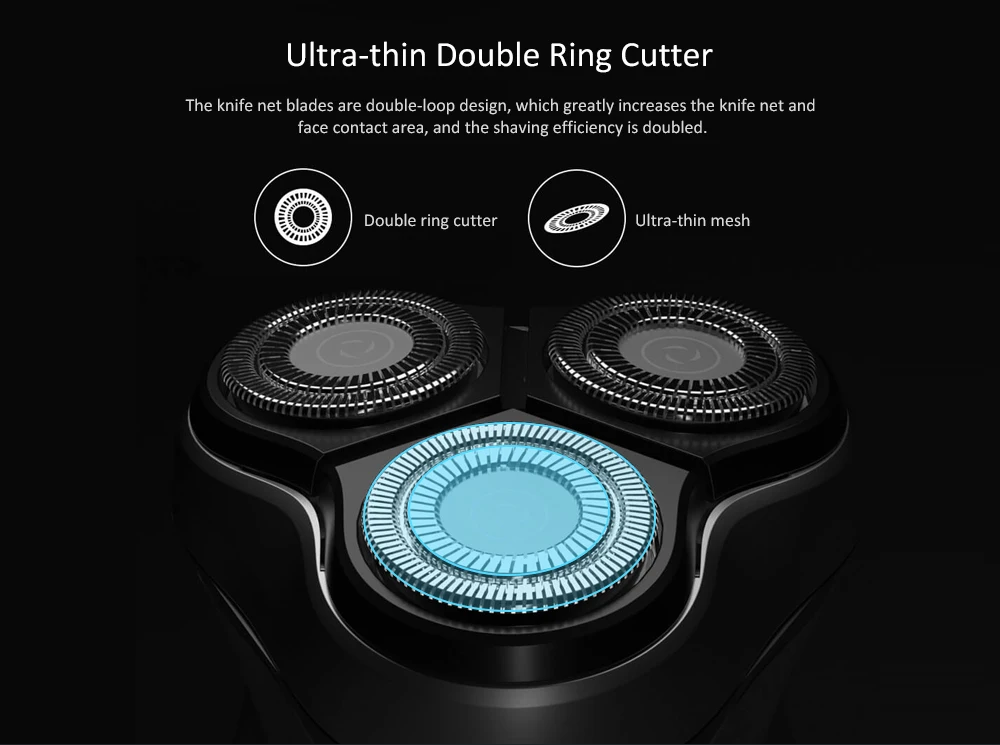 Enchen BlackStone 3D электробритва, бритва для мужчин, триммер для бороды, волос, usb type-C, перезаряжаемый бритвенный станок с одним лезвием