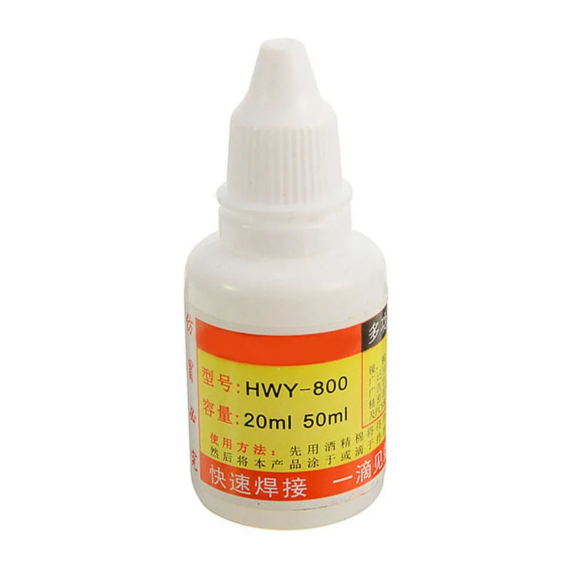 

HWY-800 2pcs 20ml Stainless Steel Flux Welding Fluxes Liquid Solder For Welding Additives For Stainless Steel Galvanized Sheet