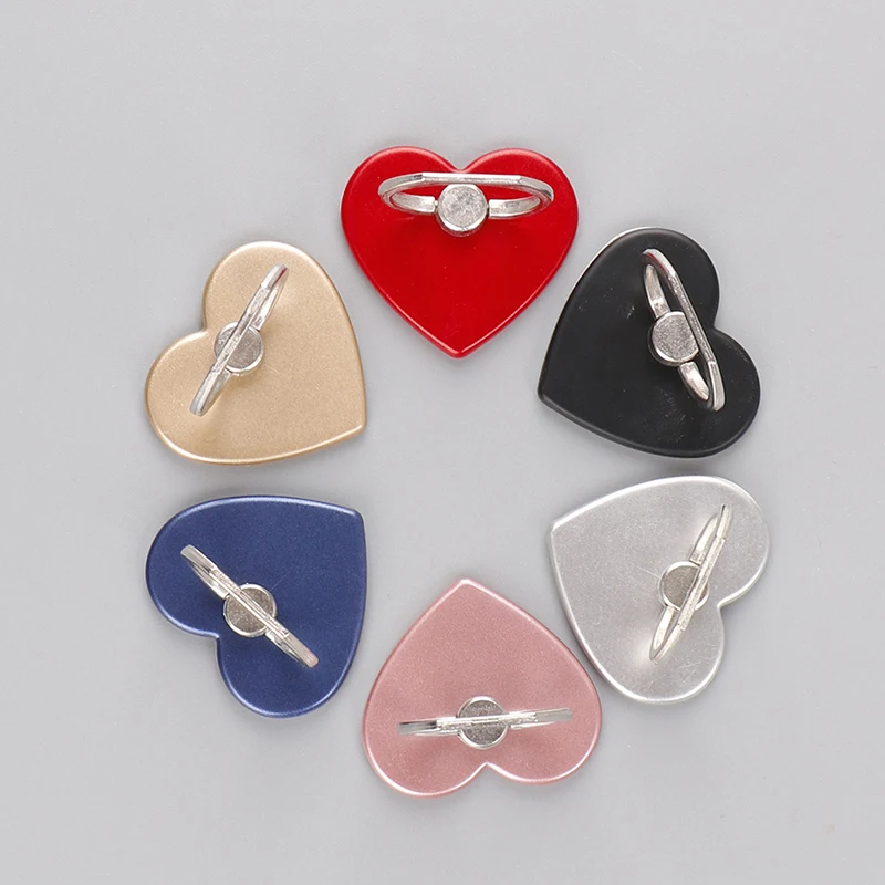 Держатель для телефона с сердечком на 360 градусов держатель кольцо настольного