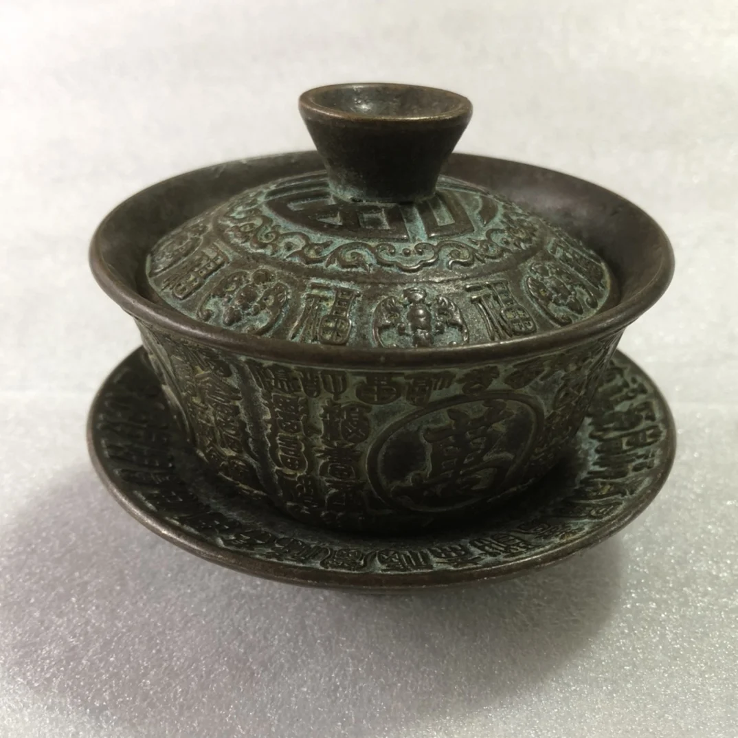 

Pure copper old tea cup Exquisite arts and crafts decoration gifts