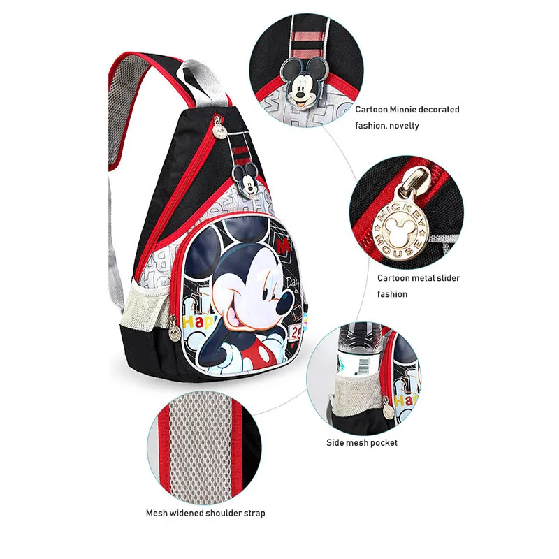Disney новинка 2019 сумка на одно плечо унисекс Детская мессенджер для начальной