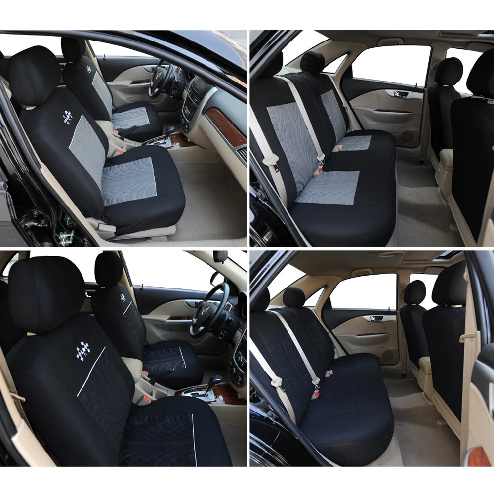 LUNDA новый стиль рельефный чехол из полиэстера для автомобильного сиденья