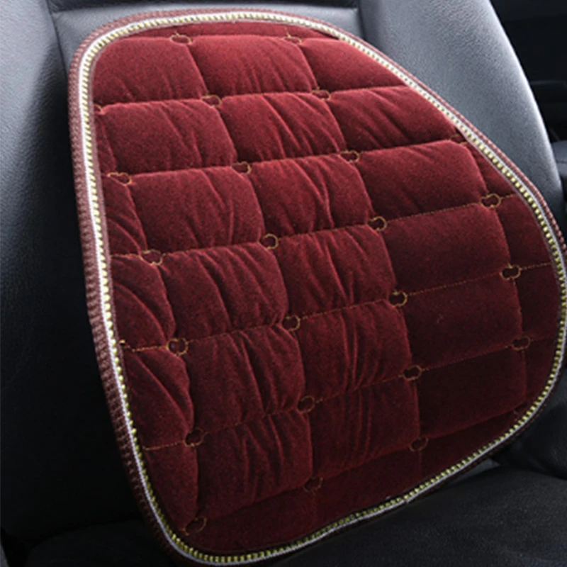 Зимняя теплая Автомобильная подушка для массажа здоровая поясная поддержка