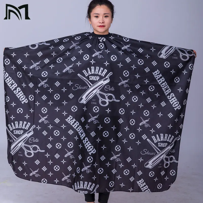 Женская водонепроницаемая тканевая накидка для профессиональной стрижки волос |
