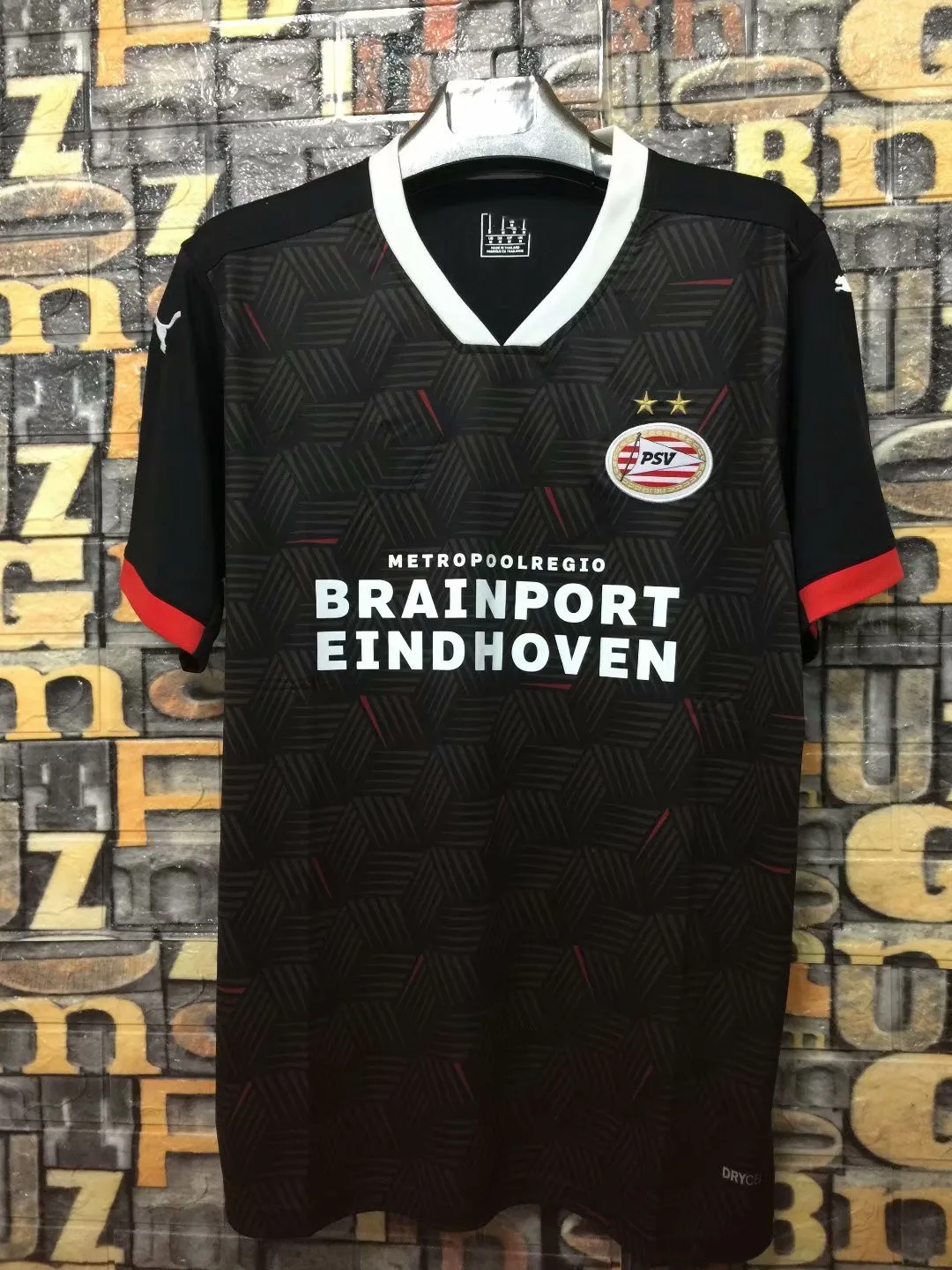 

2021 PSV Eindhoven football kit Thai version short sleeve shirt home and away match training shirt running shirt