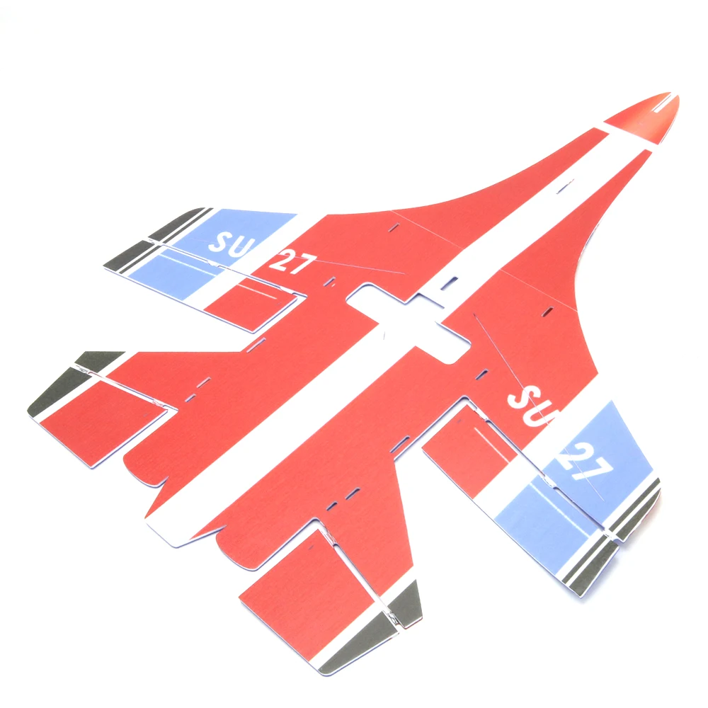 Rc фиксированная модель крыла Mini Su27 RC самолет с микрозоны MC6C передатчик с приемником и конструкцией частей для DIY RC самолета