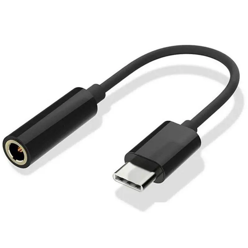 Переходник для кабеля с USB C на 3 5 мм наушников/наушников переходник со штекера Type 1