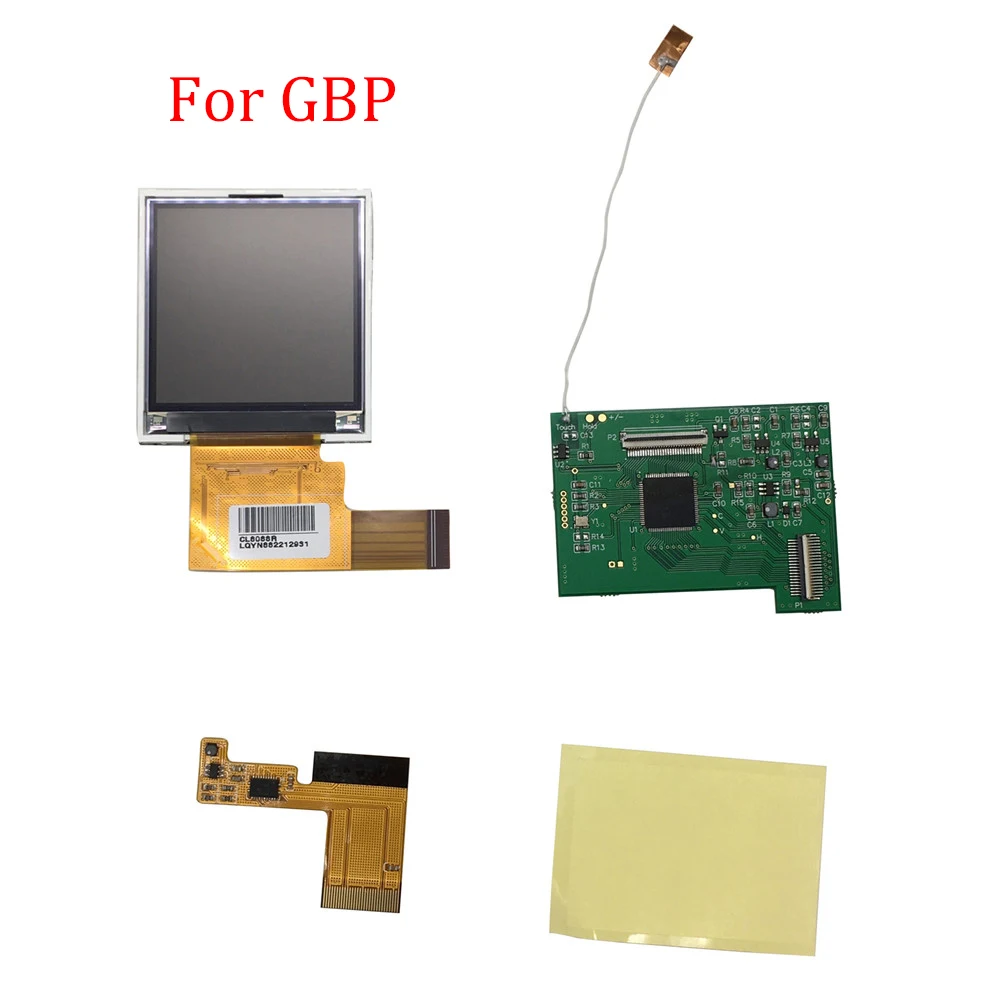 ЖК дисплей Экран комплект модификации для Nintend GBP консоли 5 слоев высокого