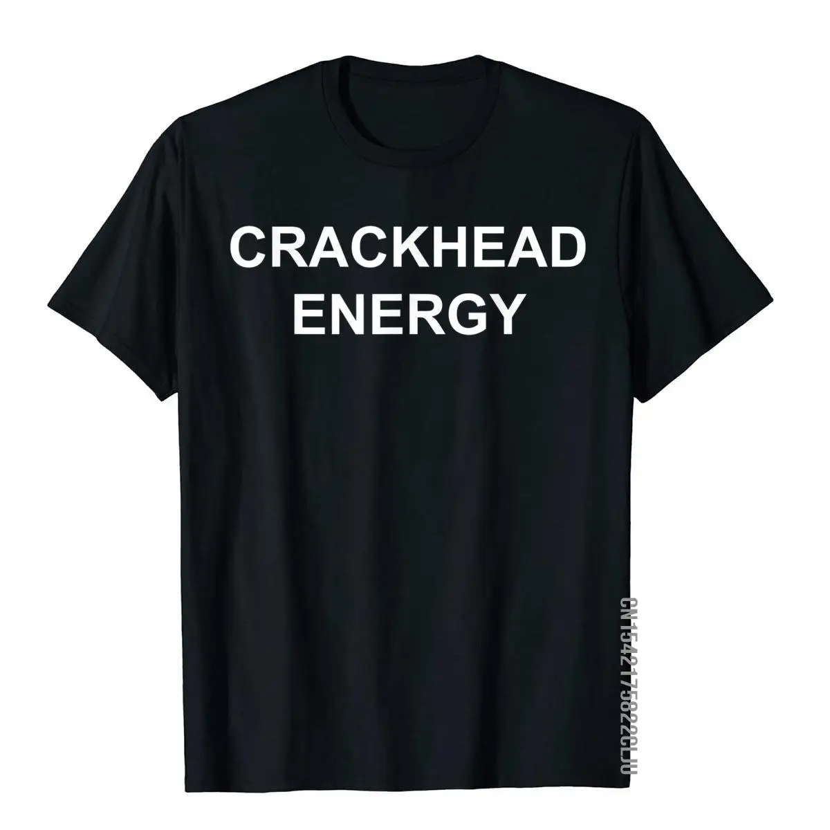 

Футболка Crackhead Energy с забавным принтом трещин голова энергия воспоминания футболки топы распродажа хлопковые футболки Европейский Уникальный Мужской