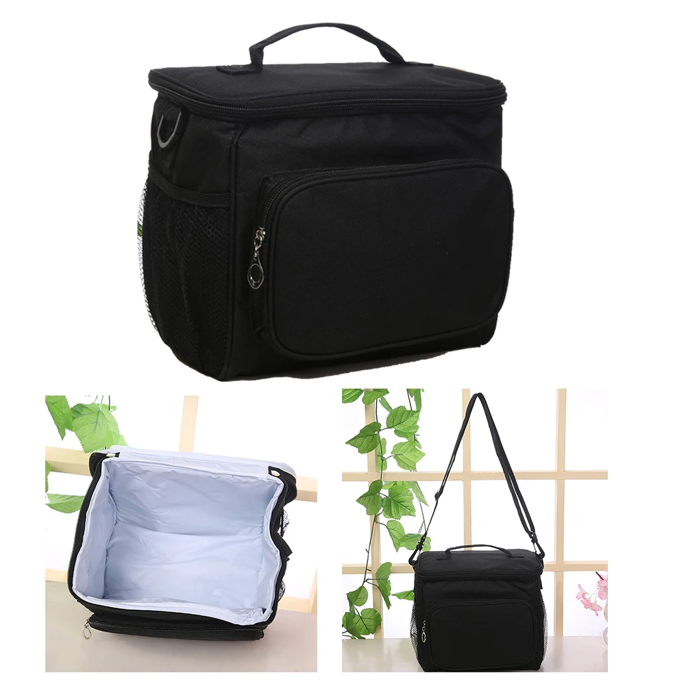 Одно плечо для пикника кемпинга хранения еды активного отдыха рыбалки черный