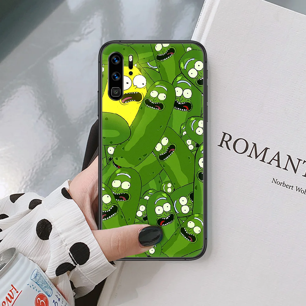 

Ricks or Mortys Funny Cartoon Phone Case For Huawei P Mate Smart 10 20 30 40 Lite Z 2019 Pro black Hoesjes Pretty Waterproof