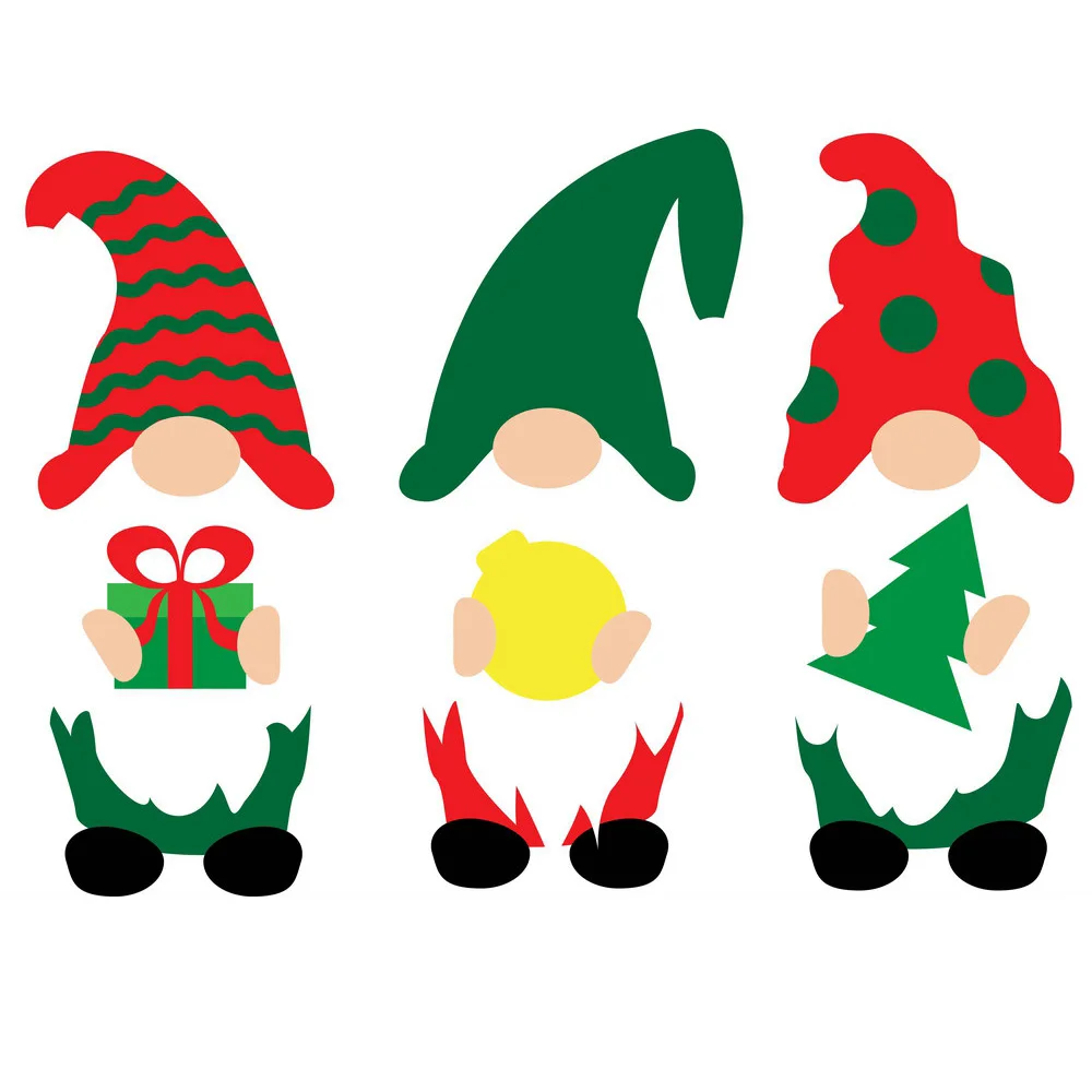 

3 Pcs Christmas Gnomes Crafting Dies Emboss Stencil For Metal Cutting Dies Diy Die Scrapbooking Paper Cut Latest