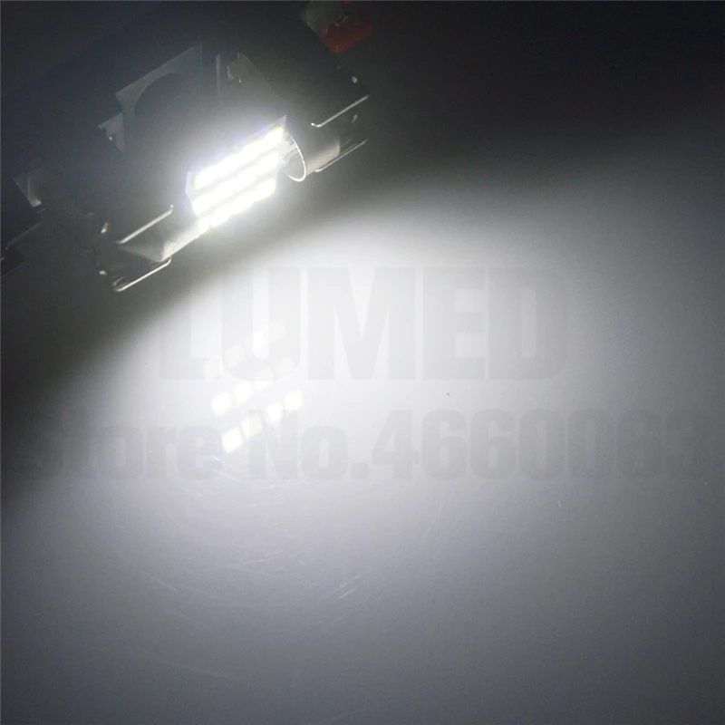 

100pcs Car LED Festoon C5W 12 LED 2835 1210 SMD Car Interior Dome Lamp Reading Light 31mm 36mm 39mm 42mm