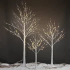 120 см Рождественская Напольная Лампа в виде березы, праздничный декор для спальни, напольные лампы для гостиной, подставка, светильник в скандинавском стиле, креативное Угловое дерево L