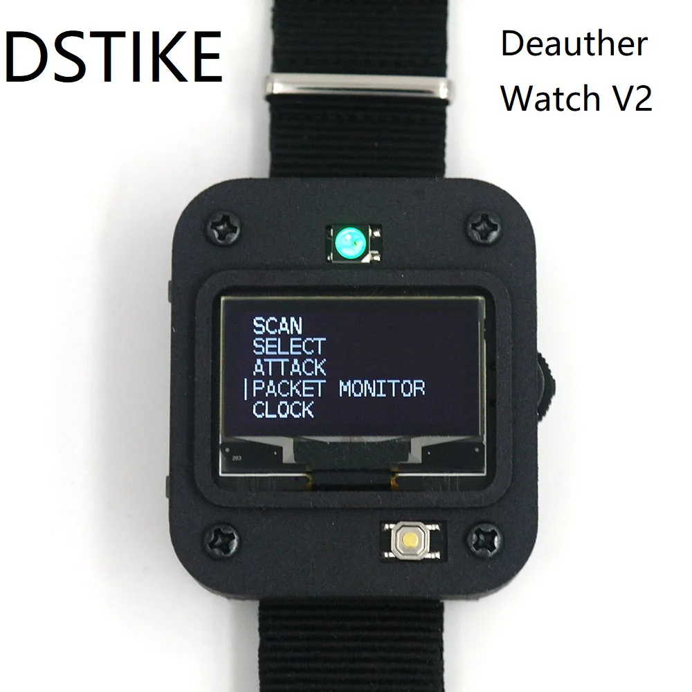 Online DSTIKE reloj inteligente Deauther V2, placa de desarrollo programable, ESP8266, Arduino, NodeMCU, I2 009