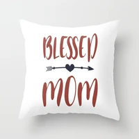 custom mom cotton linen mothers day pillow covers 18x18 inch home decorative throw pillow case cushion cover for couchmom gifts