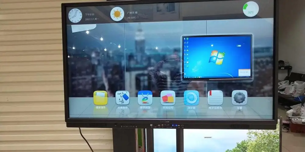 AIO PC 55 65 75 85-дюймовый цифровой планшет + обучающая доска 4K wifi жк-дисплей с сенсорным