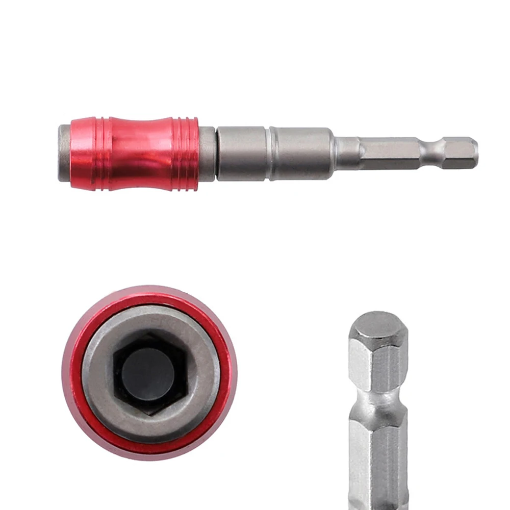 

Magnetic Screwdriver Bit Holder Adjustable 20 Degree Screw Driver Rod 1/4'' Hex Shank Screw Bit for Electric Screwdriver Drill