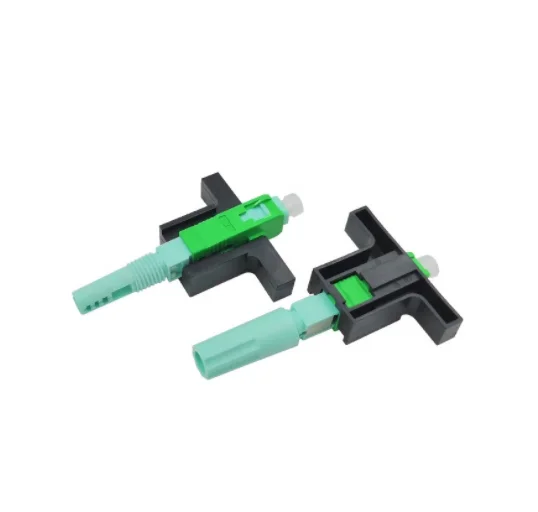 

100/200/PCS SC APC Fast Connector Single-Mode Connector FTTH Tool Cold Connector Tool FTTH Fiber Optic Schnelle Stecker 58mm