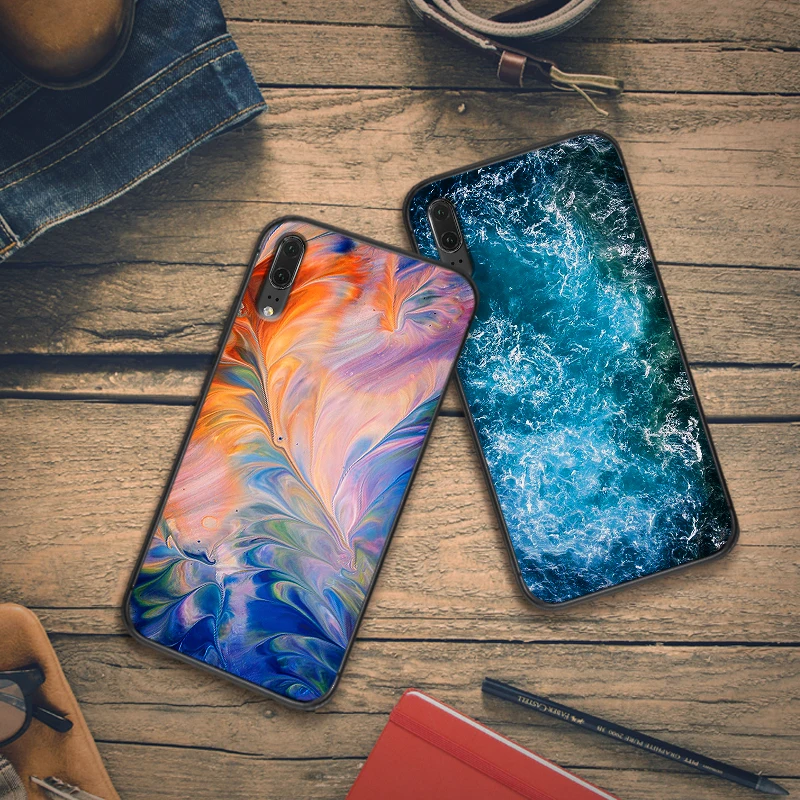 Роскошный Мраморный чехол для huawei P8 P9 Mini P10 P20 2019 P30 LITE P Smart Z 2018 Pro Coque Funda | Мобильные