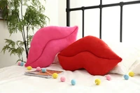 50cm creative red lip pillow red kiss chair cushion home decoration valentins day gift wedding decoration
