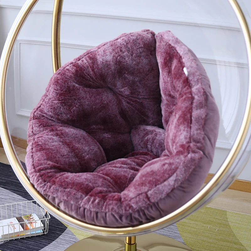 

Glider Swing Bird's Cushion Hanging Basket Cushion Ground Rotunda Cane Chair Cushion Cradle Cushion Removable and Washable