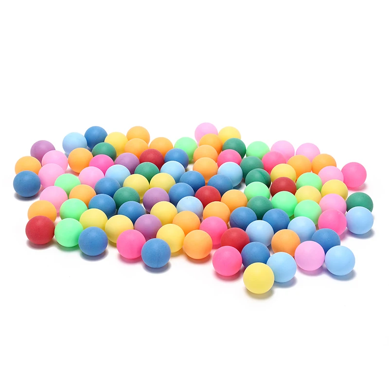 

100 штук упак. смешанные цвета 40 мм шары для настольного тенниса цветные шарики для пинг понга для игры и рекламы