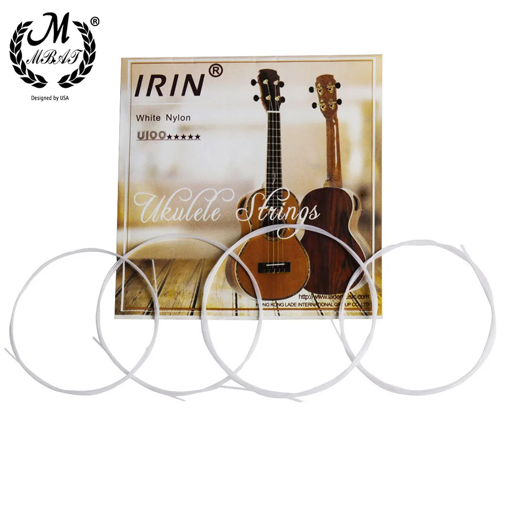 

M MBAT 4 Pcs/Set U100 Nylon Ukulele Strings Replacement Stringed Instrument For Ukulele Parts Practical Durable Guitar String