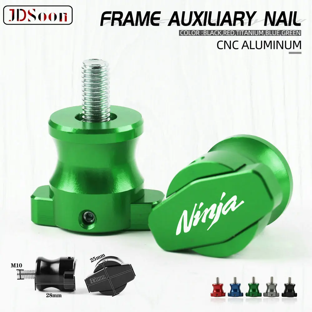 

JDSOON For KAWASAKI NINJA400 NINJA 400 Z 400 Z400 2018 2019 Motorcycle CNC Frame Stands Screws sliders Swingarm Spools Slider