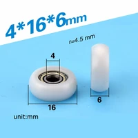 %c2%a01pcs 4166mm r type plastic covered small wheel nylon package pulley with bearing 604 pom for 3d printer flat roller wheel