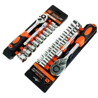 12 in1 wrench combination set vanadium steel torque ratchet wrench set 14 38 12 cr v universal vehicle cycle socket wrench
