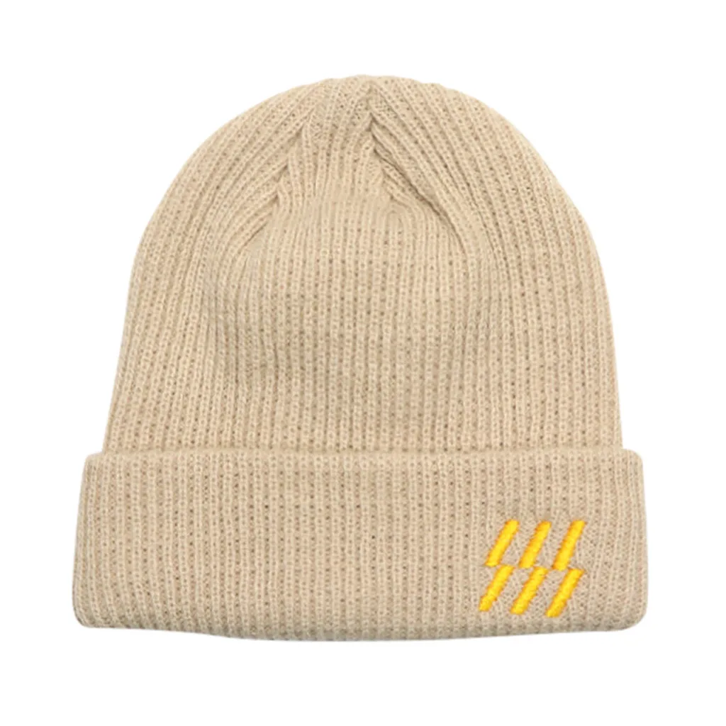 Модная осенне-зимняя детская вязаная шапка хлопковая шерстяная для маленьких