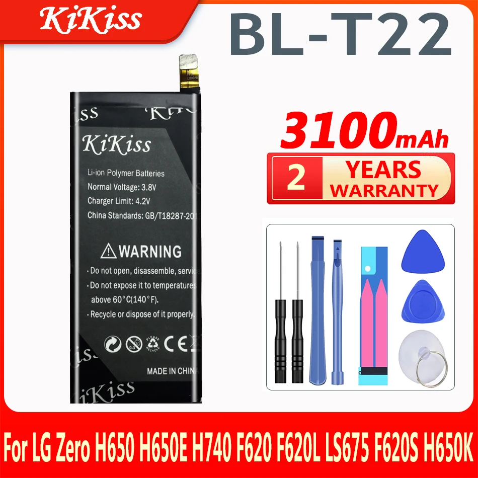 

BL-T22 3100mAh для LG Zero H650 H650E H740 F620 F620L LS675 F620S H650K мобильный телефон аккумулятор большой емкости