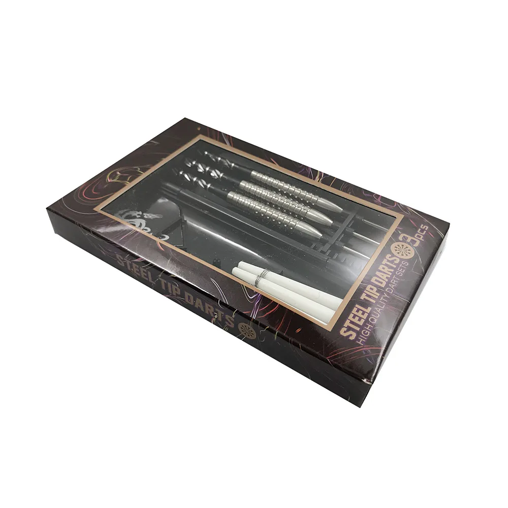 

2021 New Tungsten Steel Darts Set Professional Competition Grade Darts 24.5g 90% Tungsten Steel Darts Needle Hard Darts Set