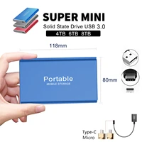 usb 3 0 8tb ssd external hard drive mobile solid state hard disk for desktop mobile phone laptop high speed storage memory stick