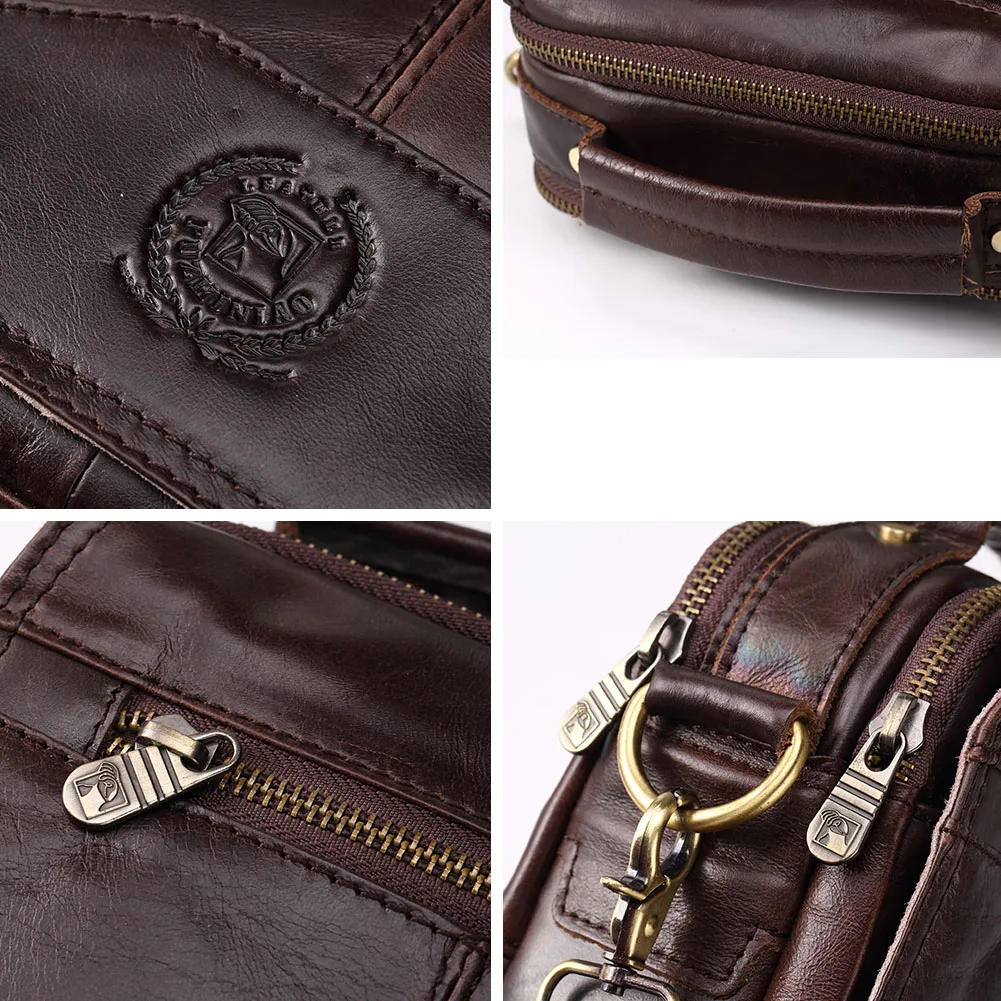 

Men Shoulder Bag Crossbody Bags High Quality Male Bag Cow Leather Handbag Capacity Men Messenger Bags Tote Bag