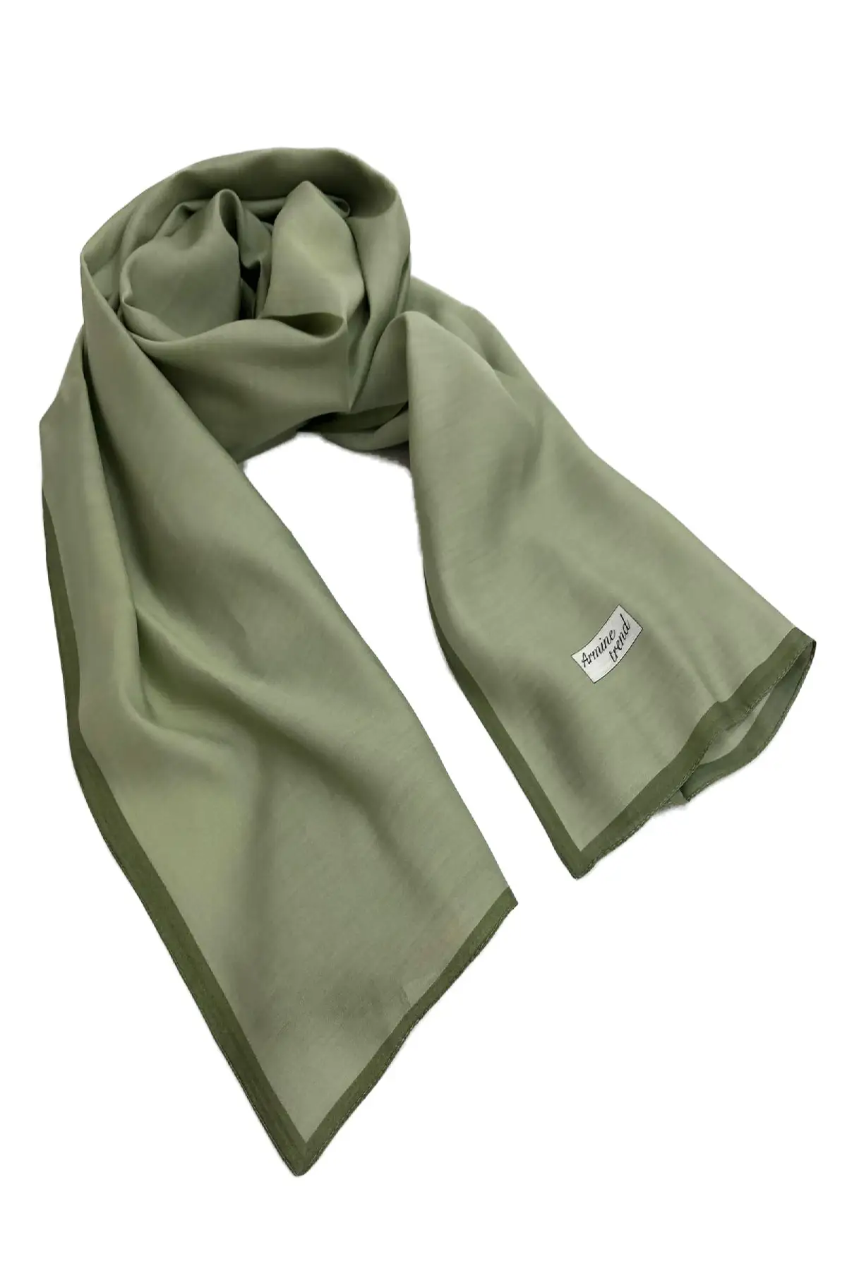 

Green Modal Silk Shawl hijab 2020 - 2021 spring autumn fashion