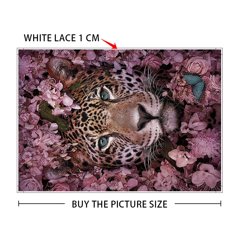 

Panda Tige Lion Deer Jungle Animal Art Nordic Style Decor Picture Quality Canvas Painting Wall Poster Living Room Home Decor