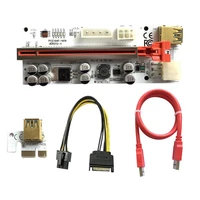 pci e riser board 1x to 16x expander card video card 8 capacitor expansion board for computer mining