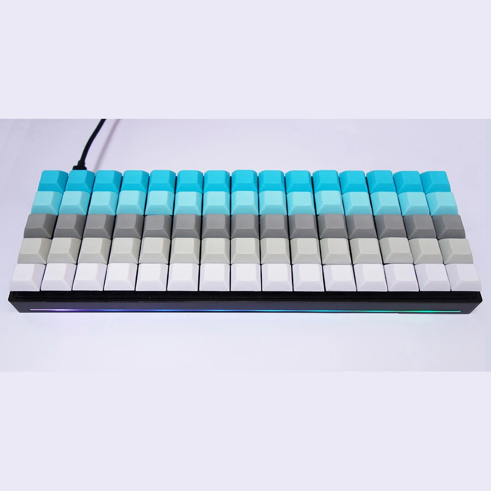 Механическая клавиатура RGB75 Ortholinear подключение Type C программируемые