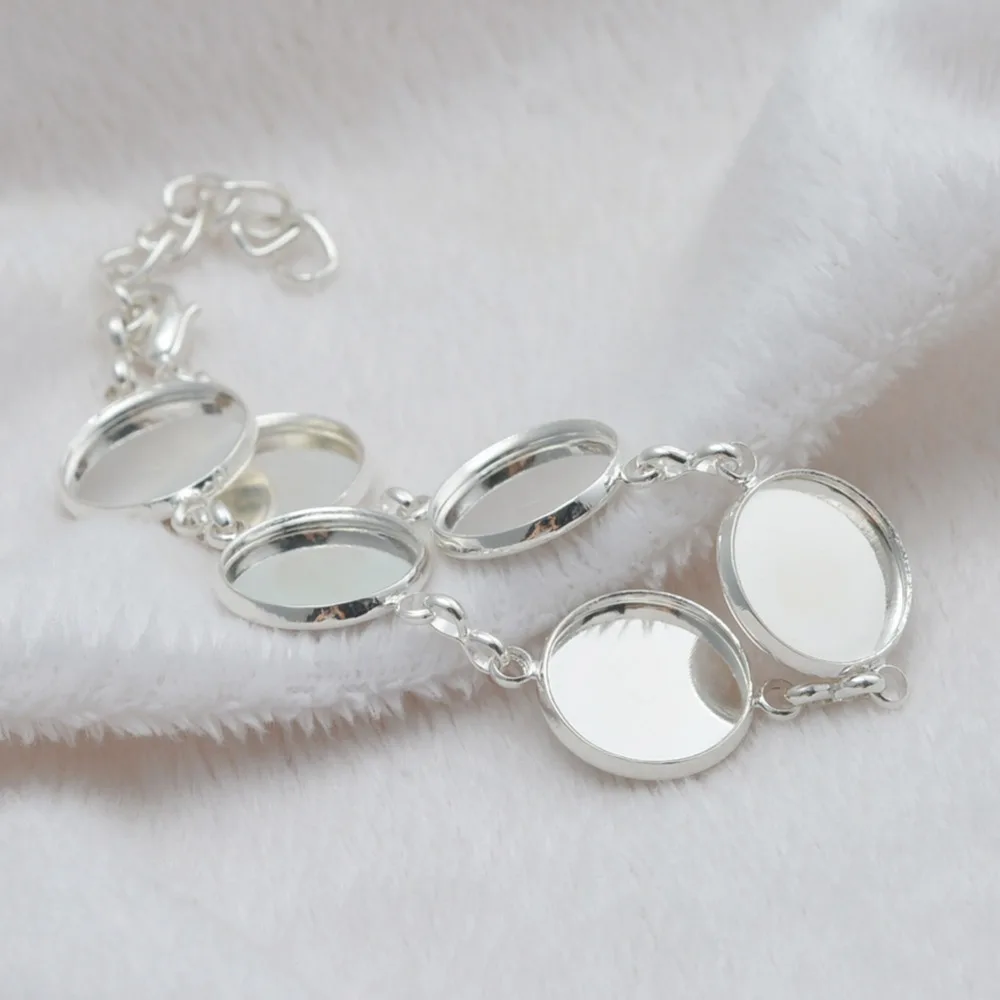 10 шт. античные бронзовые пустые подкладки для 14 мм искусственные лобстеры