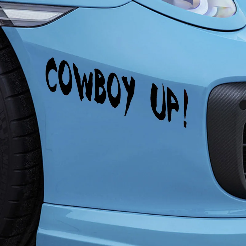 EmpireYing 8 Colors Professional Production English Alphabet Car Sticker Cowboy Up Styling Waterproof Reflective Vinyl Decals | Автомобили