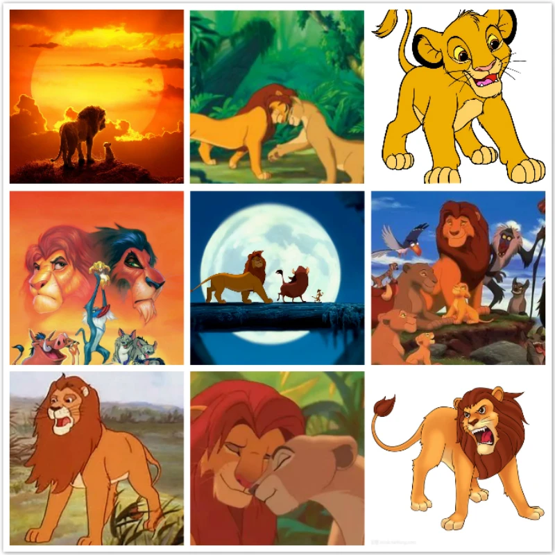 

Алмазная вышивка «Лев Король», 5d