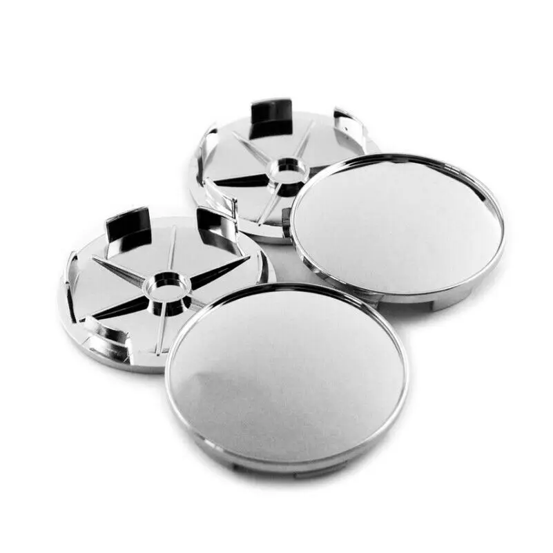 4x серебряное покрытие из АБС пластика декоративное Центральная втулка колеса